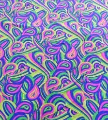 Triple Textile Nylon Spandex Geometric Design Newest Products