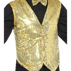 Theatre House Gold Or Silver Sequin Vest - Adult & Child Sizes Accessories