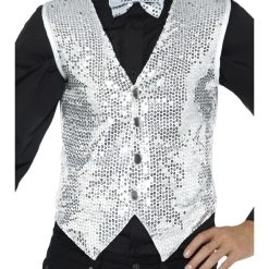 Theatre House Gold Or Silver Sequin Vest - Adult & Child Sizes Accessories