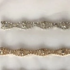 Fine Fabric Sales Rhinestone Chain Trim
