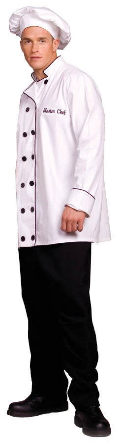 Morris Costumes Chef's Jacket Food And Drink